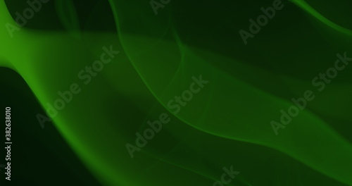 4k resolution abstract blur geometric curves lines background for wallpaper, backdrop and varied nature design. Irish green and black colors.