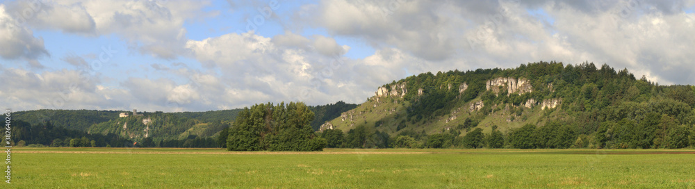 Valley of river Naab near Kallmünz