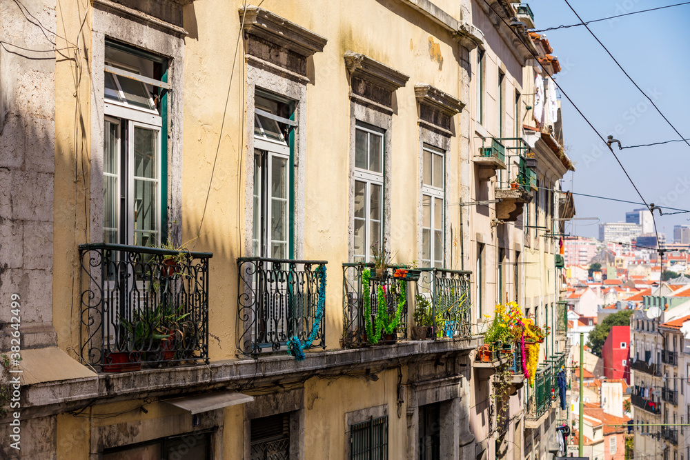Fenster in Lissabon