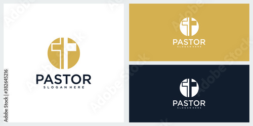 pastor logo design and business card