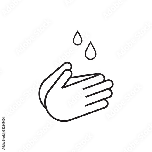 Hand washing icon