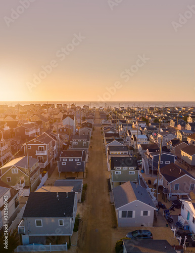 Jersey Shore Morning Aerial