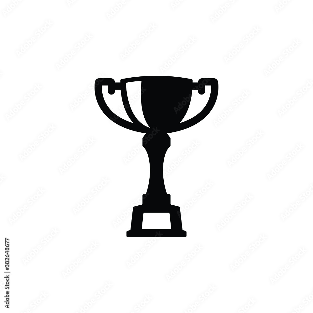 Trophy icon vector isolated on white, logo sign and symbol. Trophy icon vector isolated on white, logo sign and symbol.
