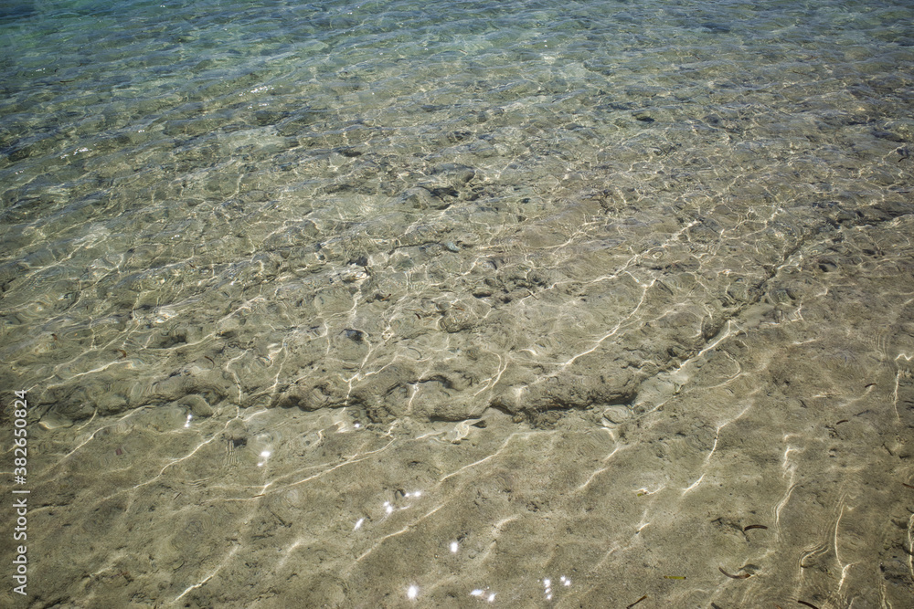 沖縄県八重山諸島 竹富島 西桟橋から見た海 沖縄県八重山諸島 竹富島 西桟橋から見た海