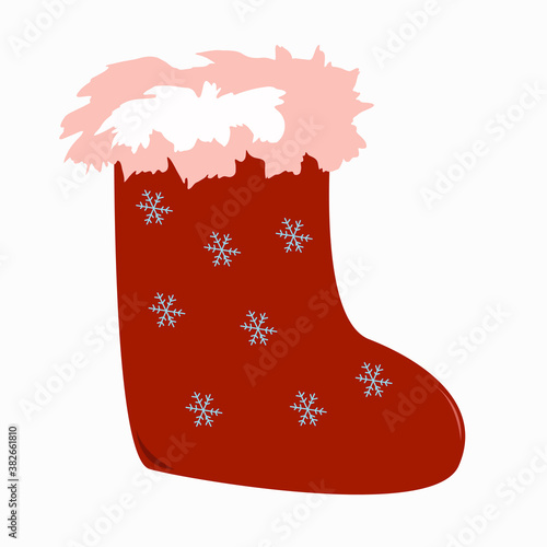 Christmas sock or felt boots for gifts