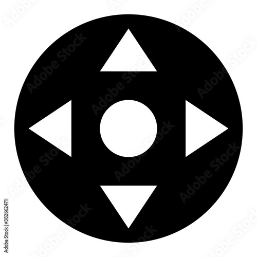 
Remote controler glyph icon vector 
