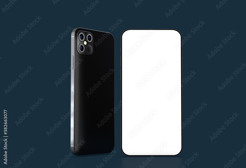 a digital smartphone device mobile phone 3d isolated a digital smartphone device mobile phone 3d isolated