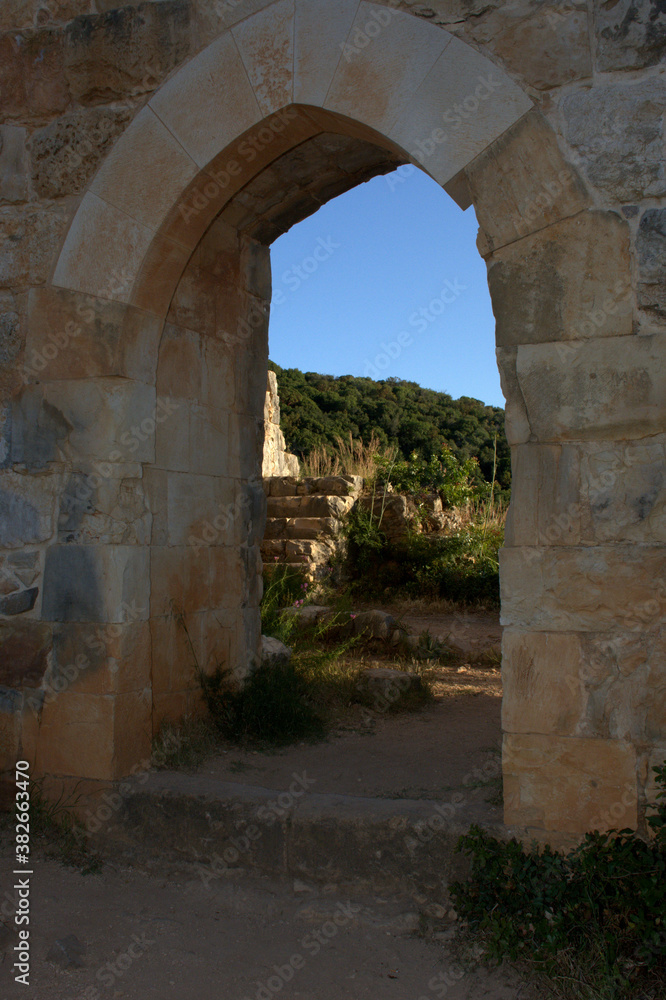 Montfort Castle in the Galilee area of Israel