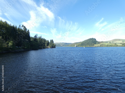lake and mountains