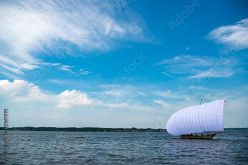 茨城の帆引き船