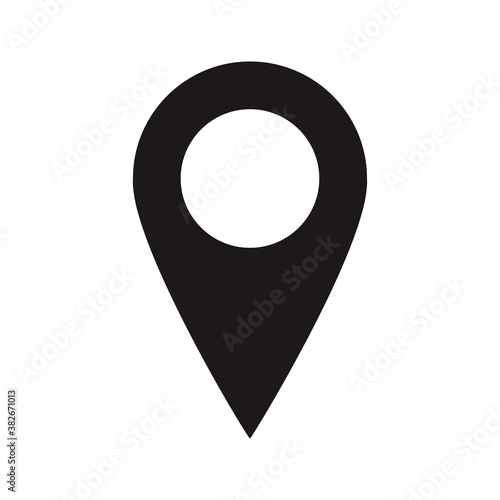 You are here gps navigation map pointer. Vector map marker icon that points location. Web element design. Place navigation sign.