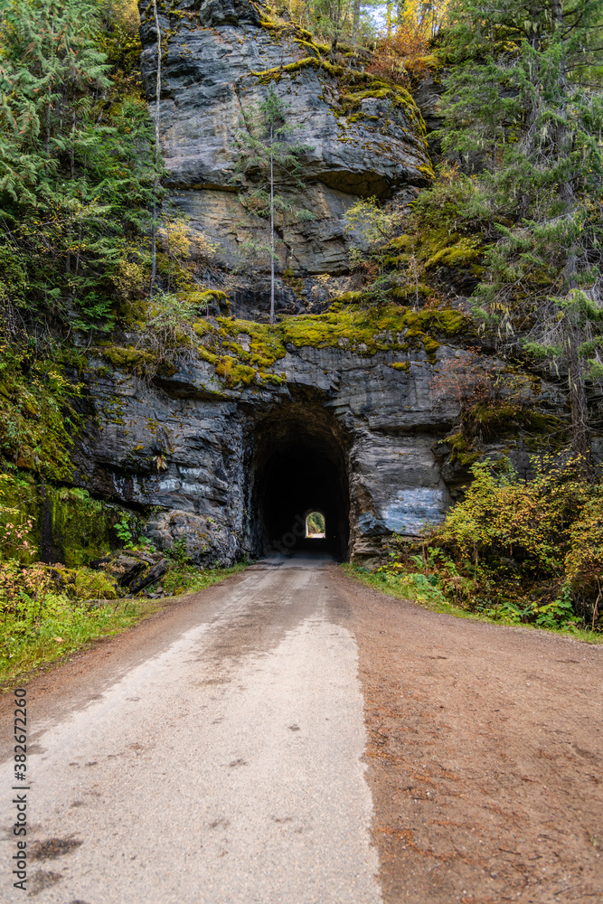 Old Stone Tunnel On Moon Pass, Wallace, Idaho