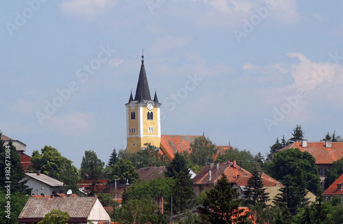 The parish church of St John the Baptist in Sveti Ivan Zelina, Croatia