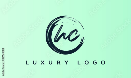 initial HC modern abstract icon logo design vector download