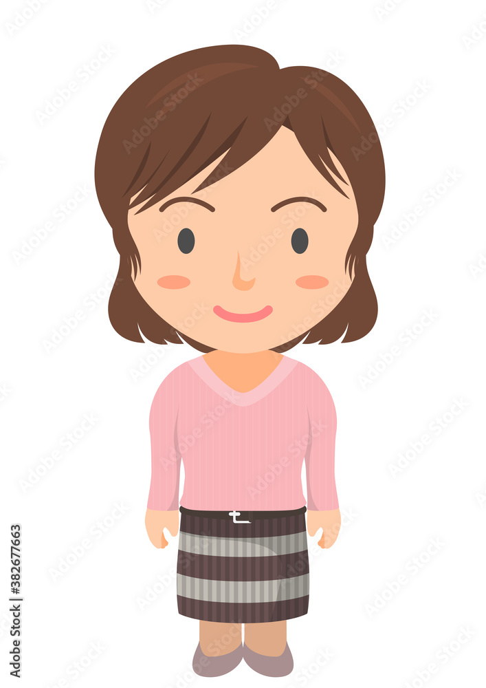おしゃれな大人の女性 おしゃれな大人の女性