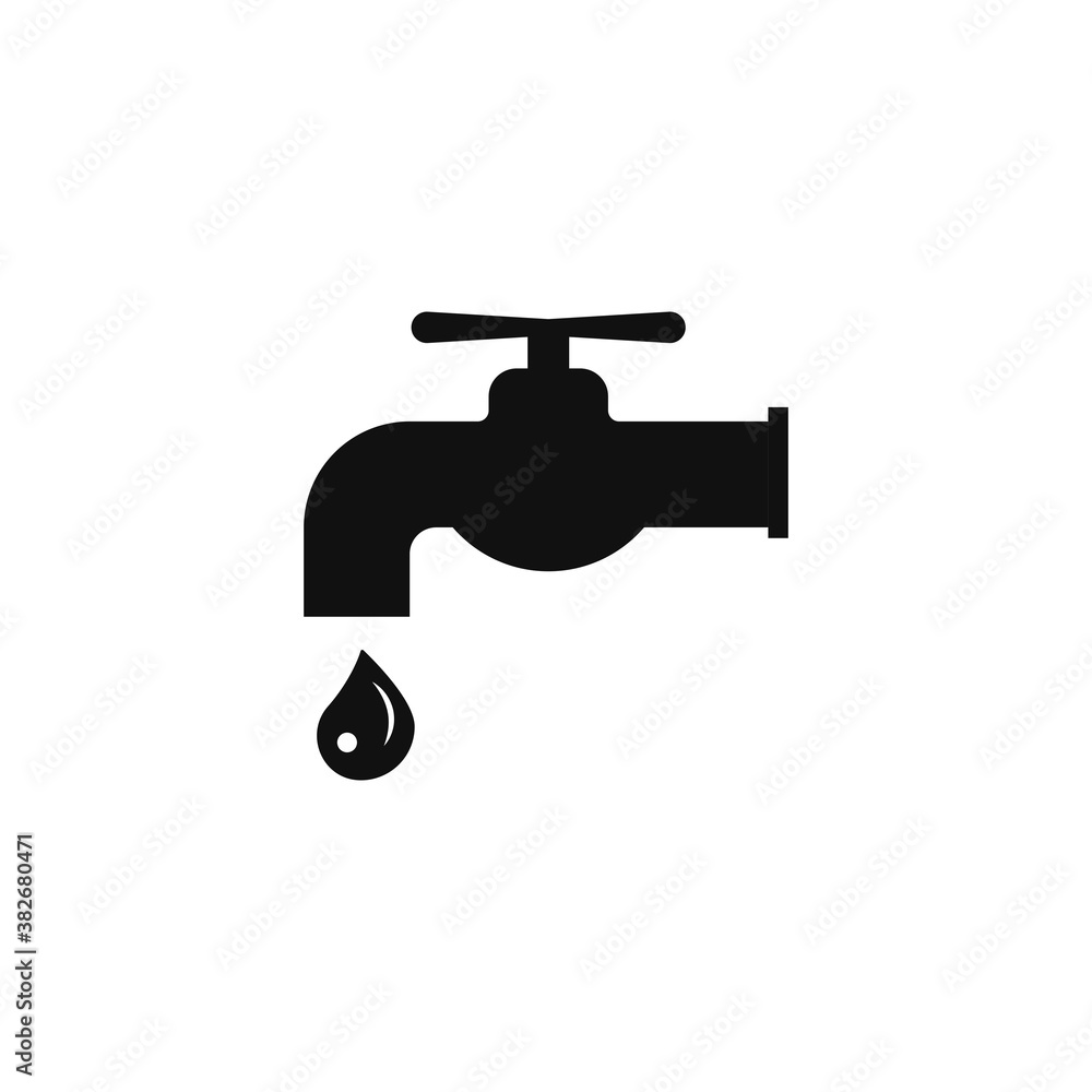Water tap icon for your website, logo, app, UI, product print. Water tap concept flat Silhouette vector illustration icon. EPS vector file Water tap icon for your website, logo, app, UI, product print. Water tap concept flat Silhouette vector illustration icon. EPS vector file