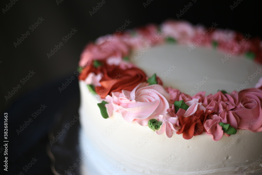 white flower cake white flower cake