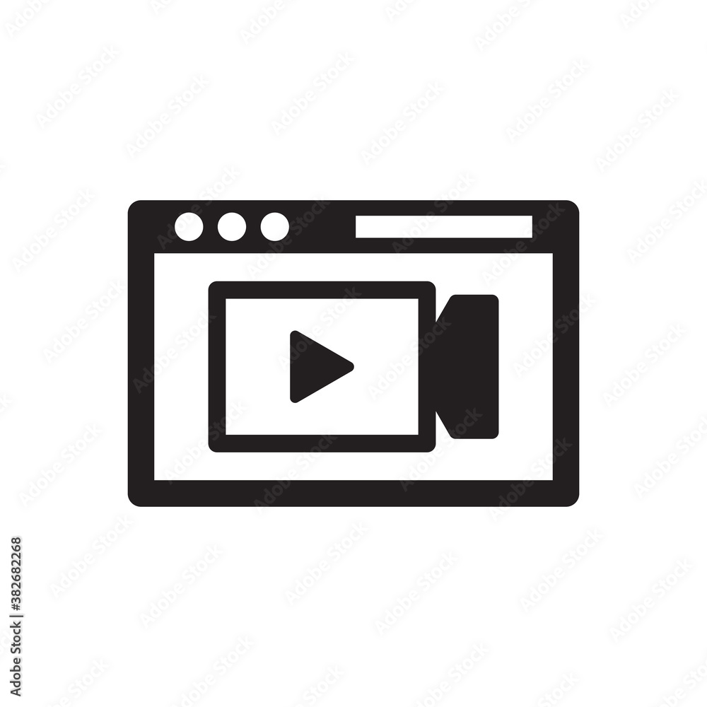 web site video icon web site video icon