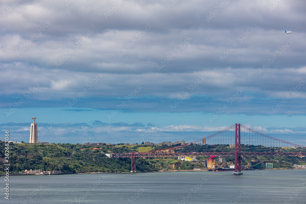 Obraz premium Stadtpanorama Lissabon