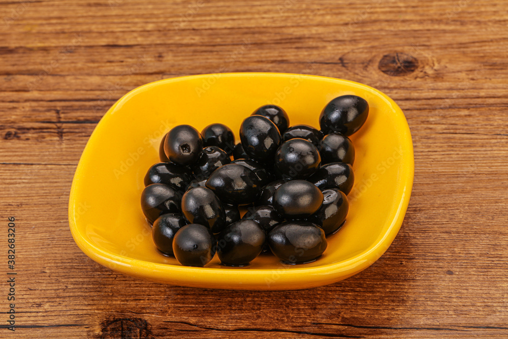 Black olives in the bowl Black olives in the bowl