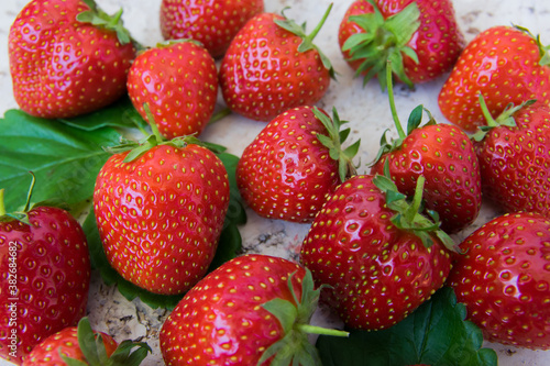 Strawberry. Fresh organic berries. Fruit background