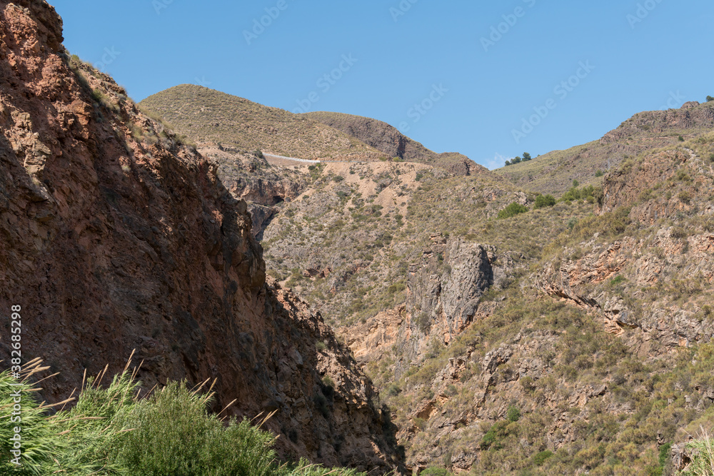 Fototapeta premium Mountainous landscape in southern Spain
