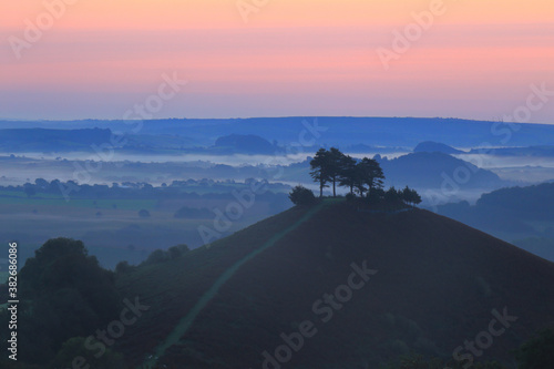 Colmer's Hill in Dorset, UK at dawn © Savo Ilic