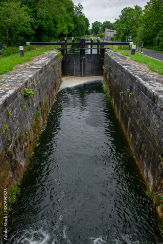 Traditional Irish Canal Lock