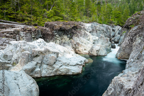 Kennedy River and Wally Creek Pull Out along the Pacific Rim Highway