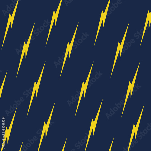 Lightning bolts pattern. Thunder bolt pattern energy lightning background