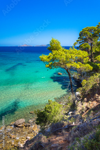 Fototapeta Naklejka Na Ścianę i Meble -  Amazing beach of Chrisi Milia in Alonnisos island, Sporades, Greece.