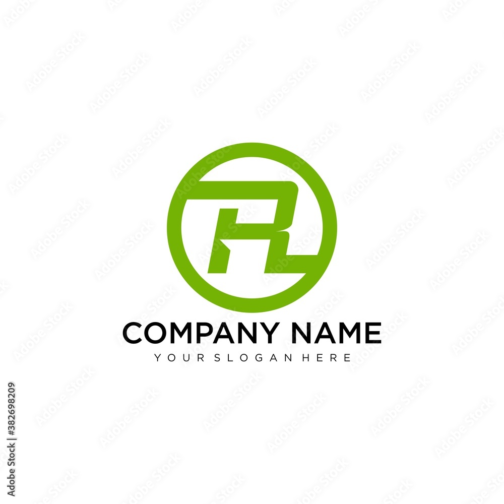Vector graphic R letter symbol for your company Vector graphic R letter symbol for your company
