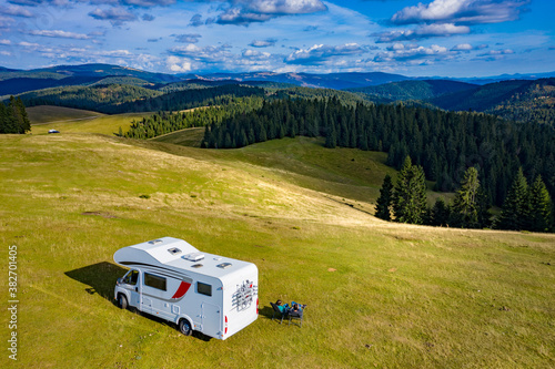 Wallpaper Mural Beautiful camper travel location in the heart of Transylvania, Romania, with amazing views Torontodigital.ca