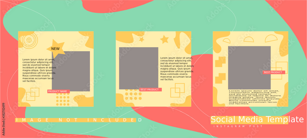 Obraz premium Social Media Post Template Business