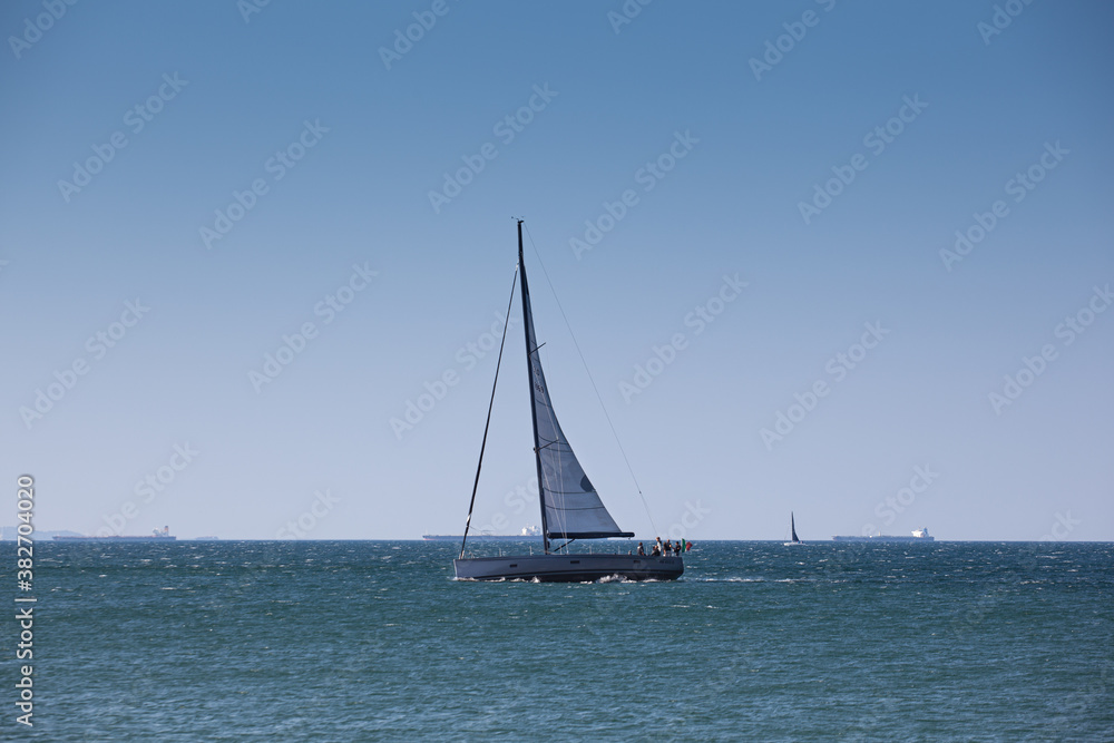 Fototapeta premium Sailboat at the Adriatic sea