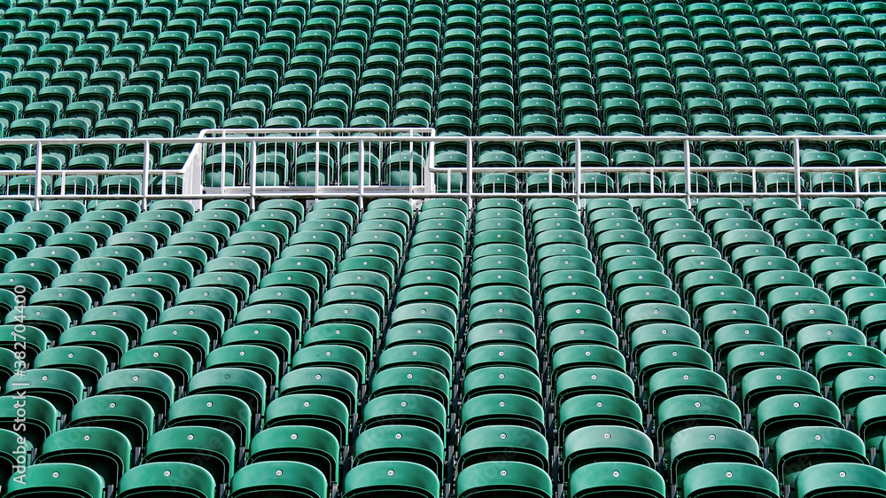 Fototapeta premium Rows of stadium seating