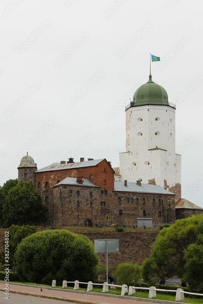 St. Olaf's Castle in Vyborg. Russia. 