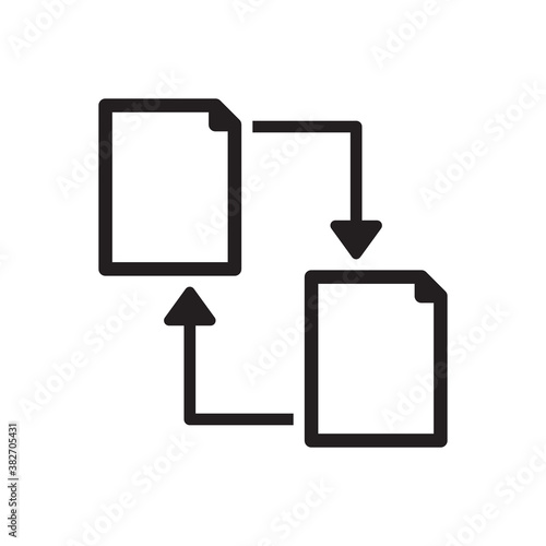file transfer icon - document share icon