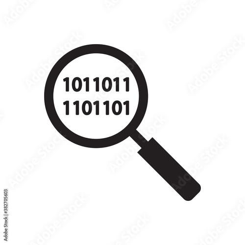 binary code search icon