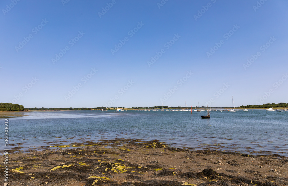 Conleau beach, Vannes - Gulf of Morbihan, Brittany, France