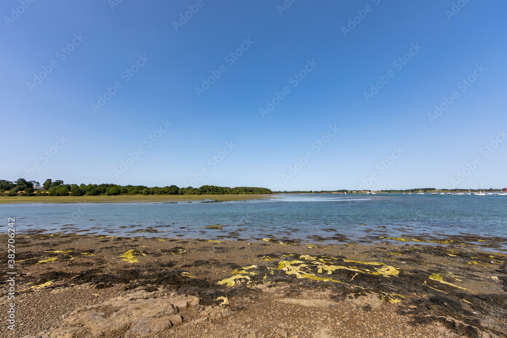 Conleau beach, Vannes - Gulf of Morbihan, Brittany, France