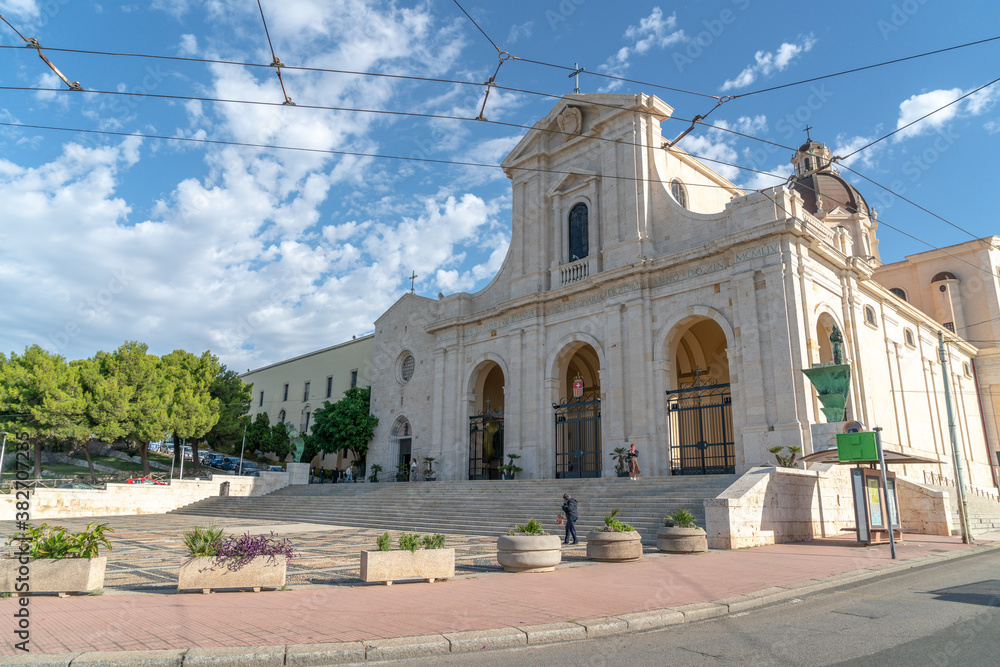 Basilica of Mother of God Bonaria. Cagliari, Sardinia