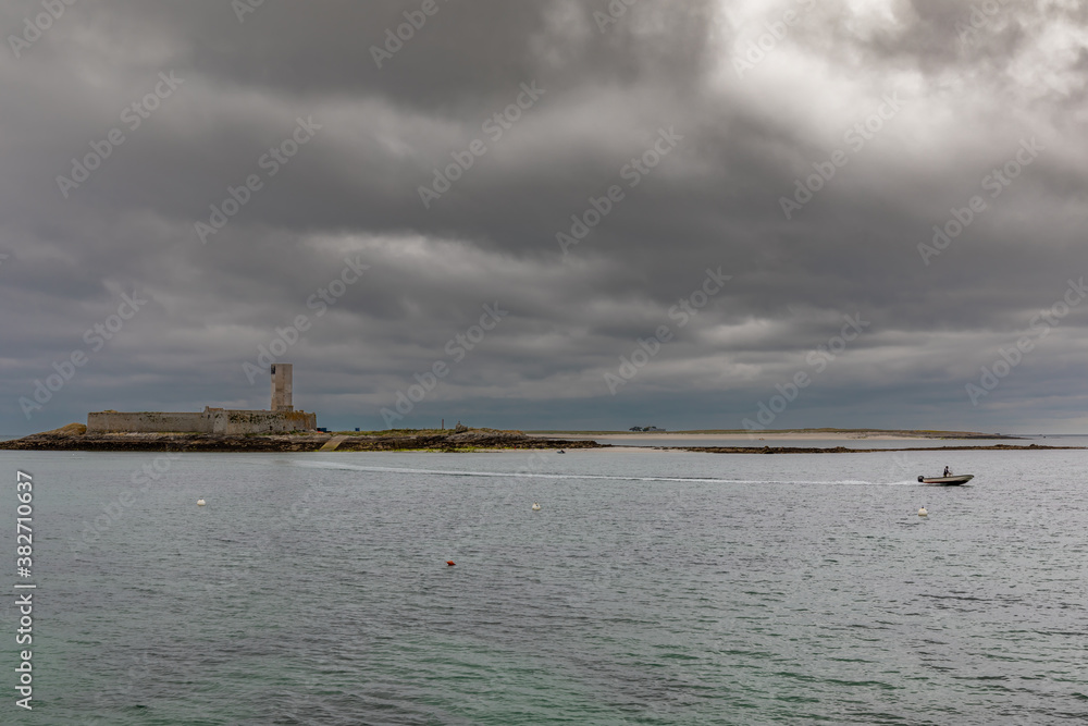 Fort Cigogne, Glenan Islands, Finistere, Brittany, France