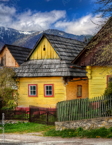 Canvastavla From the Village of Vlkolinec, Slovakia
