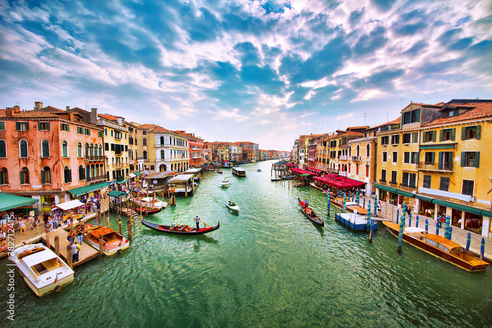 Obraz premium View from Rialto, Venice