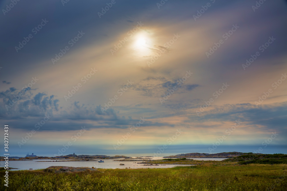 Evening at Herfoel, Hvaler, Norway Evening at Herfoel, Hvaler, Norway
