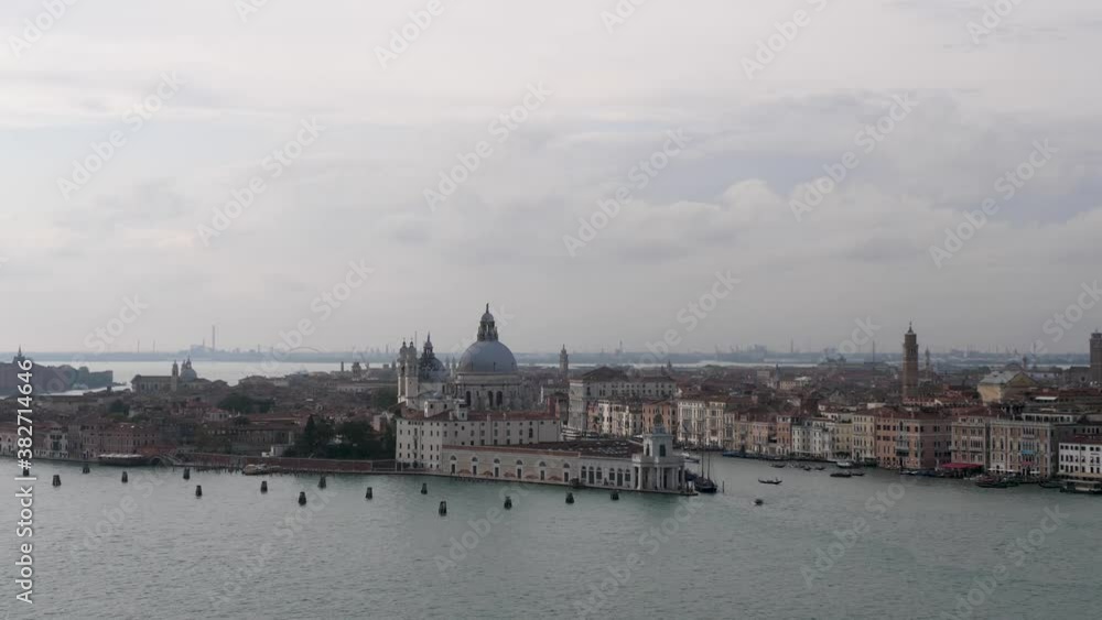 Venice panorama with Santa Maria della Salute in the background Venice panorama with Santa Maria della Salute in the background