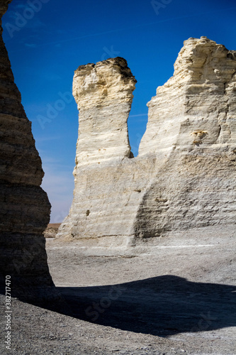 chalk rock formation