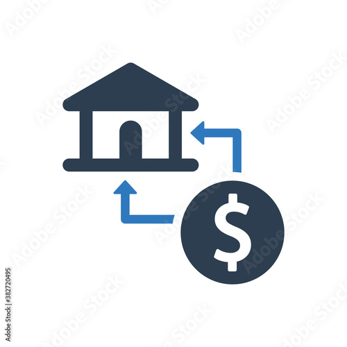 house mortgage icon - buy home icon