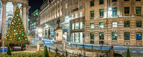 Photography View of London's Citi in Christmas